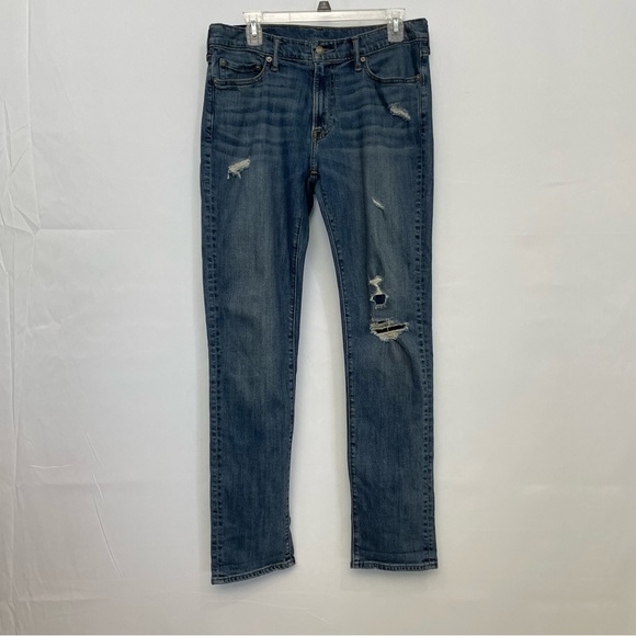 Abercrombie & Fitch Men's 31W 32L Rustin Athletic Slim Stretch Jeans - Picture 2 of 5